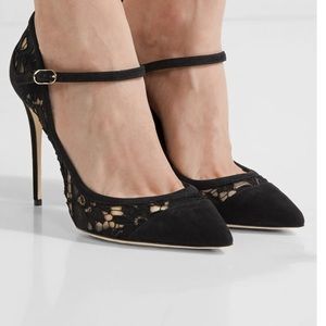 Dolce & Gabbana Suede Lace Pumps